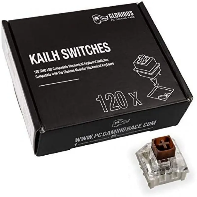 Glorius Pc Gaming Race Switch Kailh Brown 120 Unidades KAI-BROWN