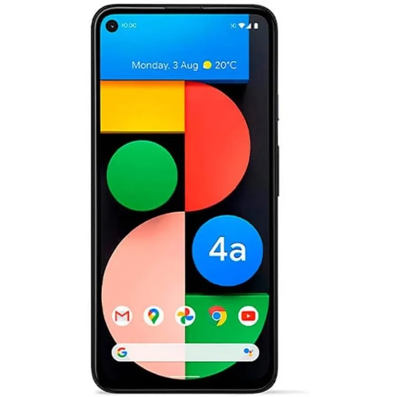 Google Pixel 4a 5G 6GB 128GB 6.2" OLED 5G SIM Única NFC Cámara Carga Rápida Android 11 Negro GA01311-DE