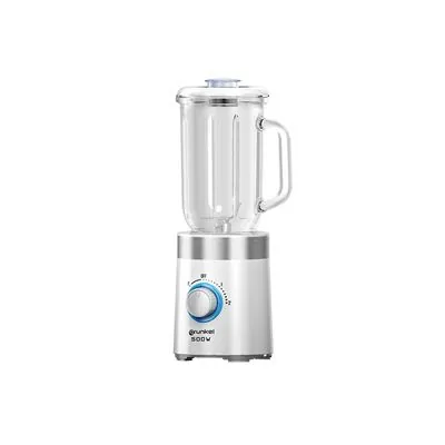 Grunkel BT-PRACTICA500 Batidora de Vaso Desmontable de 1L de Capacidad y 500W Blanco BT-PRACTICA500