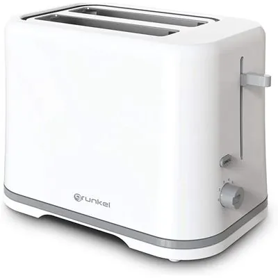 Grunkel TSB-EASYTOAST Tostador 2 Ranuras 870W Blanco TSB-EASYTOAST