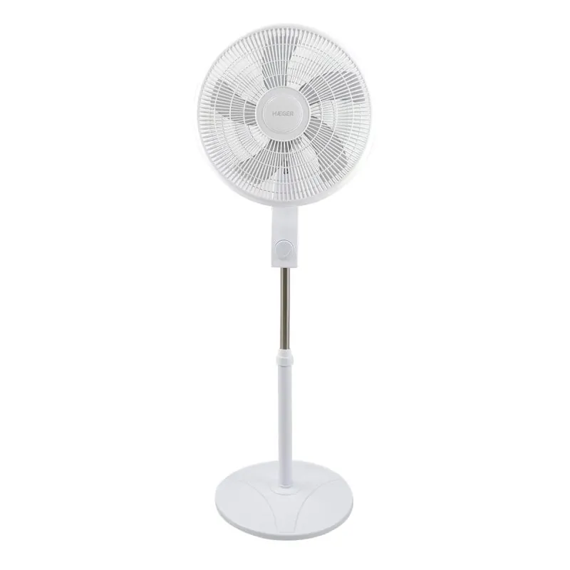 Haeger Smooth Wind Ventilador de Pie 45W Blanco SF-16W.015A