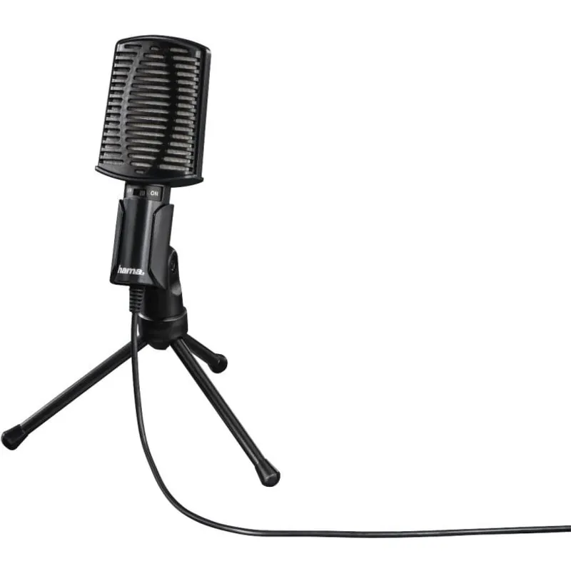 Hama MIC-USB Allround Micrófono PC Negro 00139906