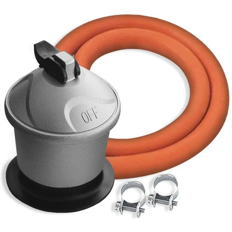 HJM Kit Regulador para Gas Butano/Propano + Tubo Flexible 35cm HJM-K35