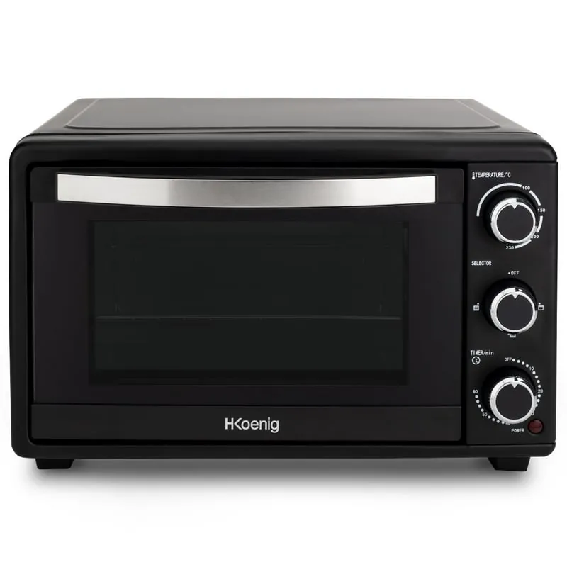 HKoenig FO25 Horno de Sobremesa 25L 1500W Negro FO25