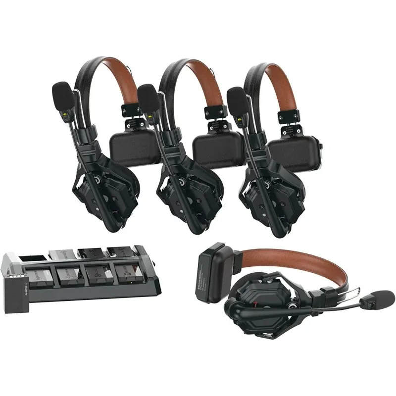 Hollyland Solidcom C1 Pro Intercomunicador Inalámbrico Full Duplex Con 4 Auriculares HL-Solidcom C1 PRO - 4S