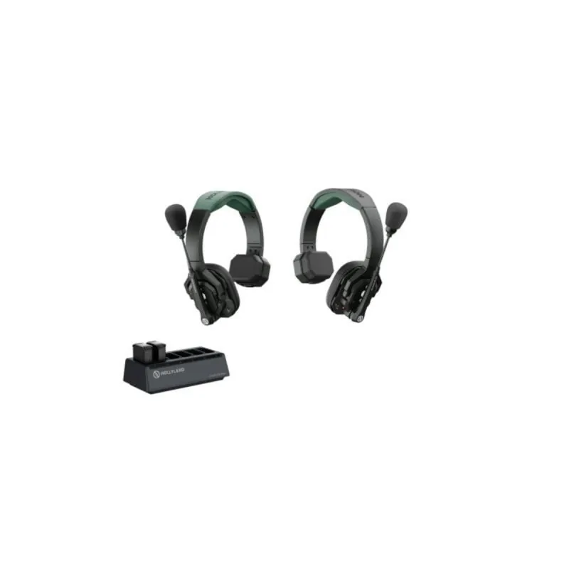 Hollyland Solidcom Se Pro 2s Intercomunicador Con Auriculares Con Cancelación De Ruido Para 2 Personas HL-Solidcom-SE-Pro-2S