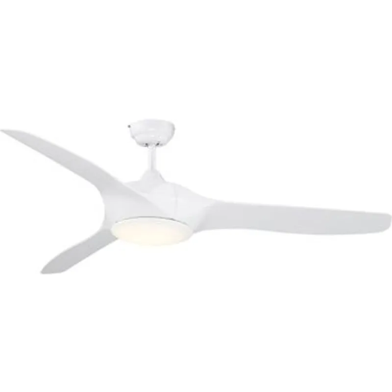 Homcom Ventilador de Techo con Luz LED y Mando a Distancia 25W B31-393WT