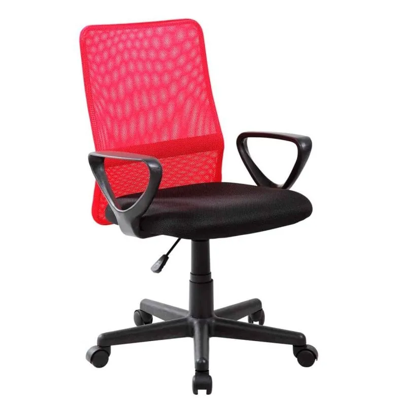Home Heavenly Maya Silla de Oficina Giratoria Roja S-OFI-AMELIA-R