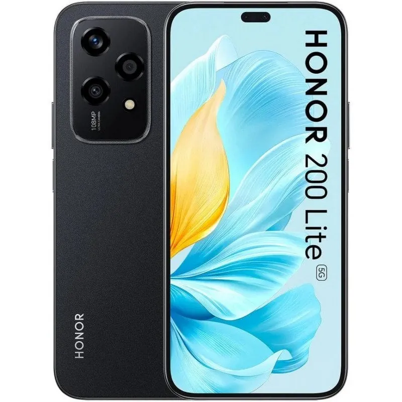 Honor 200 Lite 5G 8/256GB Negro Medianoche Libre LLY-NX1