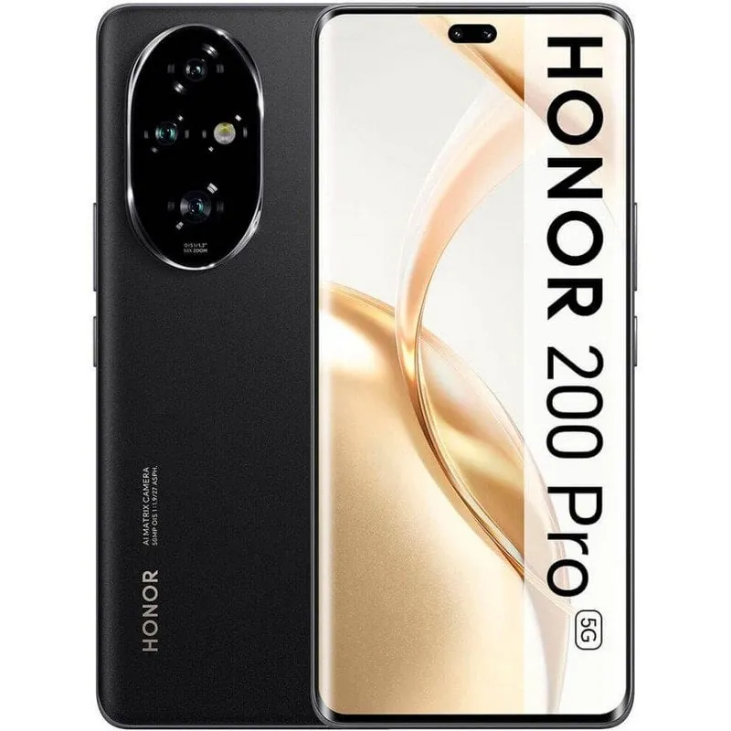 Honor 200 Pro 5G 12/512GB Negro Libre 5109BFSY