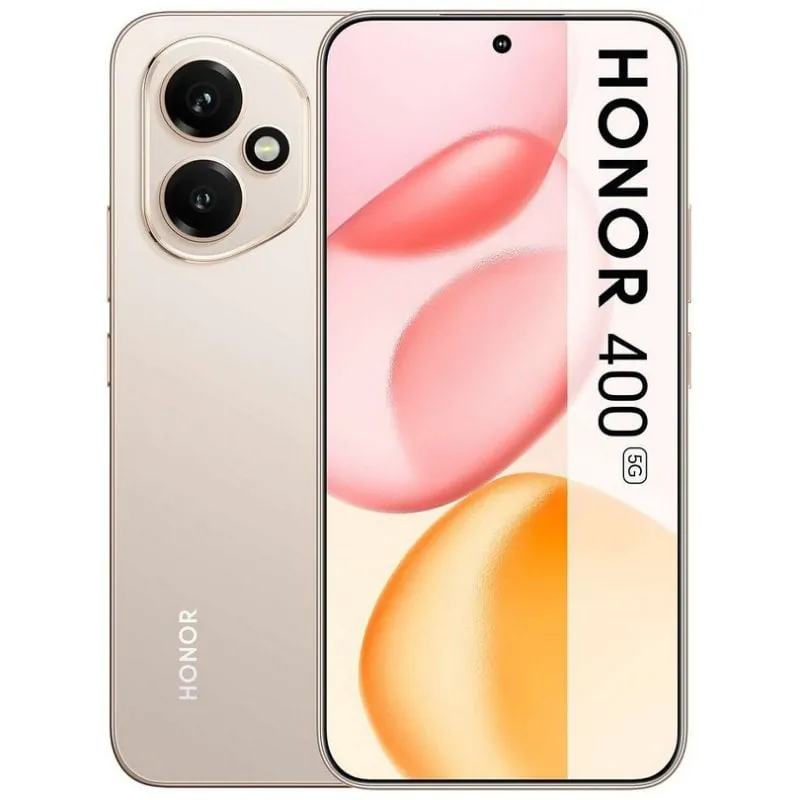 Honor 400 5G 8GB 512GB 6.55" AMOLED 5G Dual SIM 200MP Oro + Auriculares EAR Clip BNDH400GC