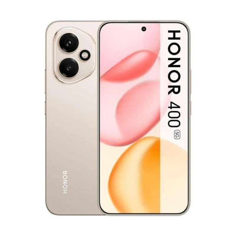 Honor 400 8GB 256GB 6.55" AMOLED 5G Dual SIM Cámara 200MP SuperCharge Android 15 Dorado 5109BUUQ