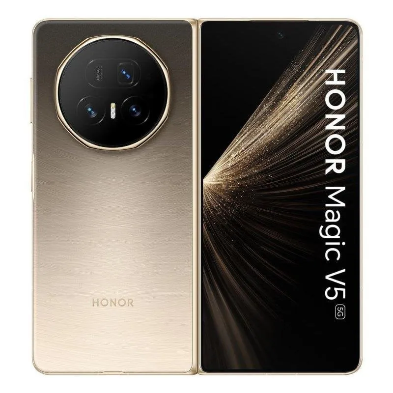 Honor Magic V5 16GB 512GB 7.95" OLED 5G Dual SIM Cámara Triple 64MP IP58 Android Oro 5109BUHJ