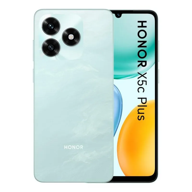 Honor X5c Plus 4GB 256GB 6.74" LCD 4G Dual SIM Cámara 50MP MagicOS 9.0 Verde 5109BYFN