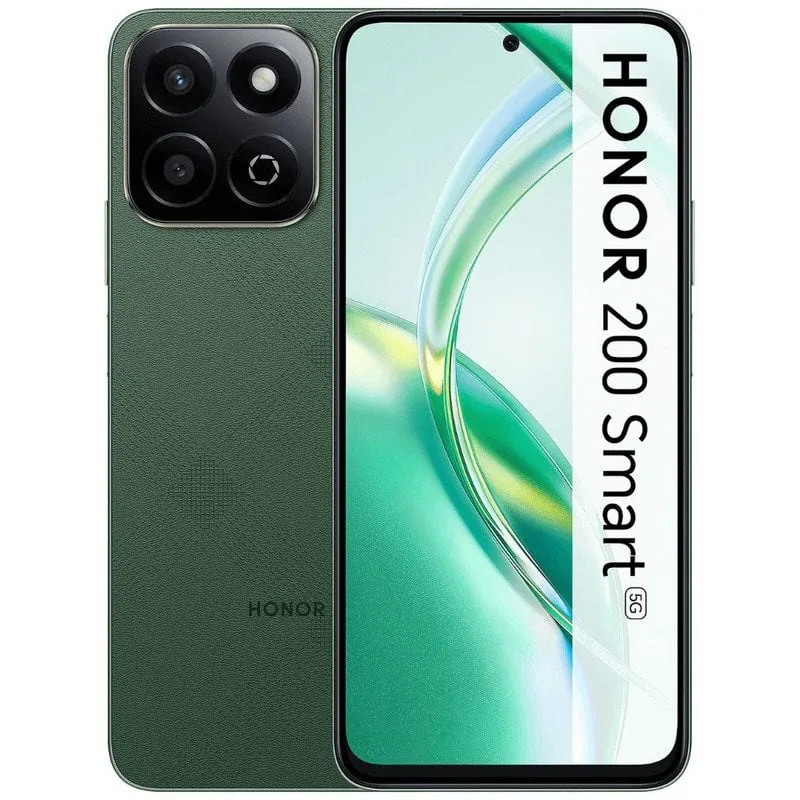 HONOR X6b Smartphone 6.56" 4/128GB 50MPX/2MPX 5200mAh 35W Android 14 Verde Libre 5109BJQJ