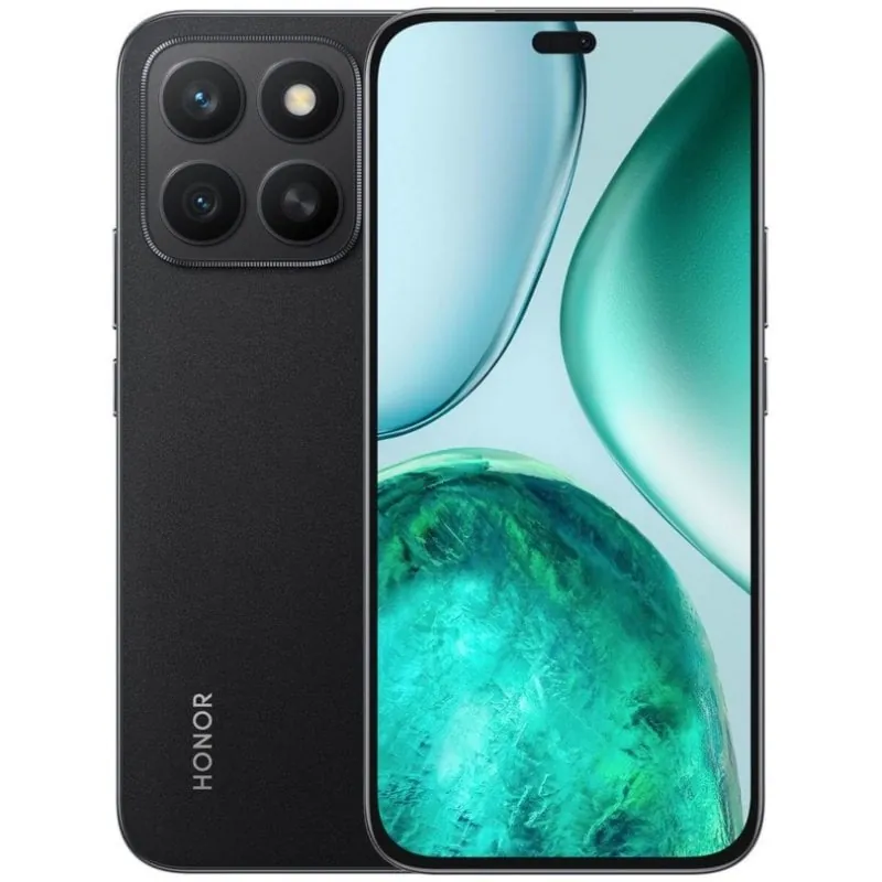 Honor X8c 8GB/256GB Smartphone 6.7" AMOLED 120Hz 5000mAh Android 15 Negro Medianoche 5109BQCX