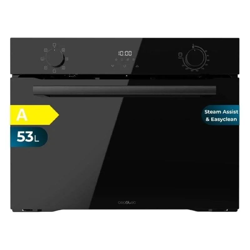 Horno eléctrico Cecotec Bolero Hexa M224500 53L Negro con vapor y Touch control 01328