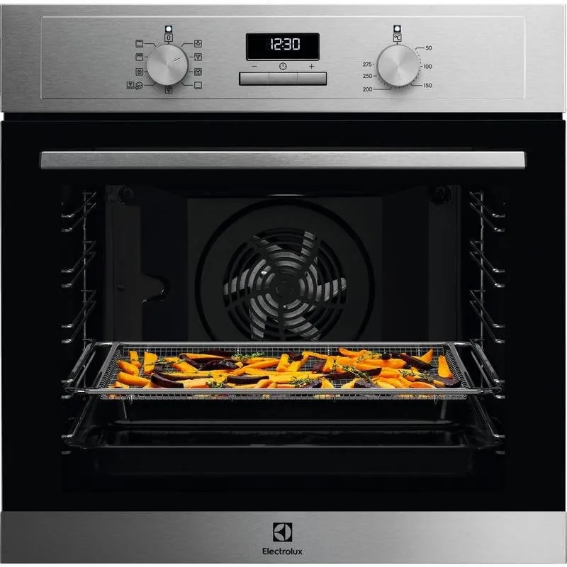Horno eléctrico Electrolux EOM3H04X 72 L Negro Inox con autolimpieza LCD 949 496 381