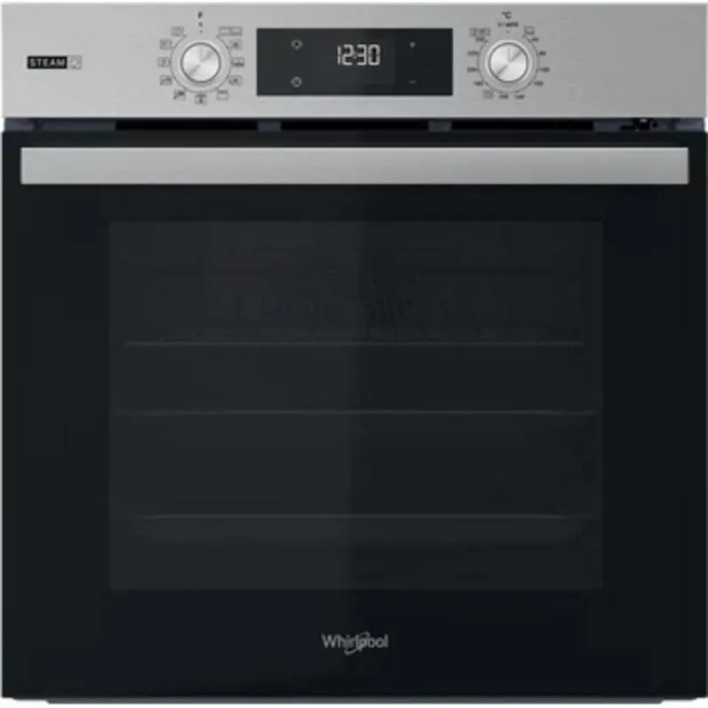 Horno eléctrico Whirlpool OMSR58RU1SX 71L Inox con Cook3 y Steam+ OMSR58RU1SX