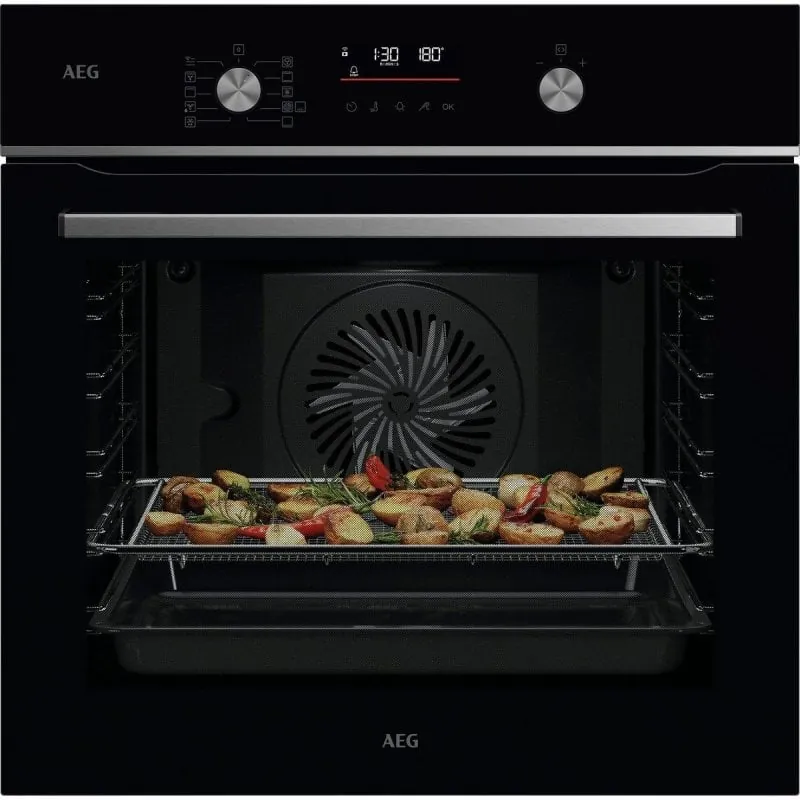 Horno eléctrico AEG OS6PB511AB 71L Negro con sonda térmica, AirFry y WiFi 944 035 187