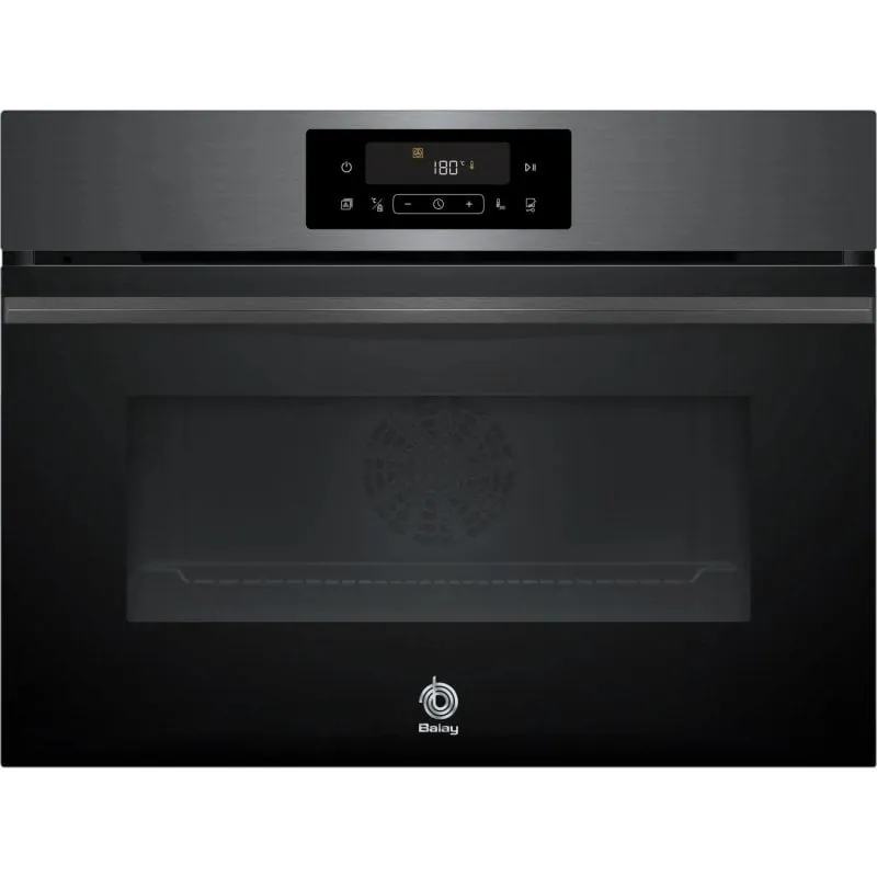 Horno eléctrico Balay 3CB4821G3 47L Grafito funciones pirolítica e hidrolítica AirFry 3CB4821G3