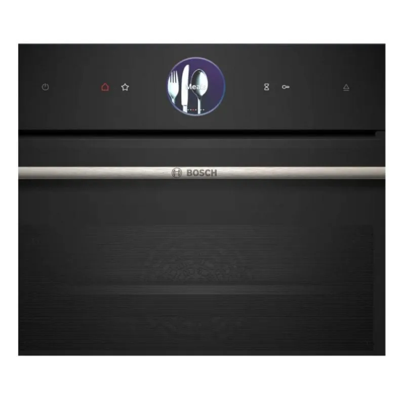 Horno eléctrico Bosch Serie 8 CSG7361B1 47L Negro con Steam Plus y Control Digital CSG7361B1