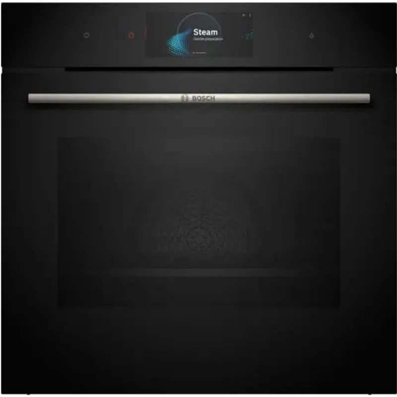 Horno eléctrico Bosch Serie 8 HSG7584B1 71 L Negro con vapor y Home Connect HSG7584B1
