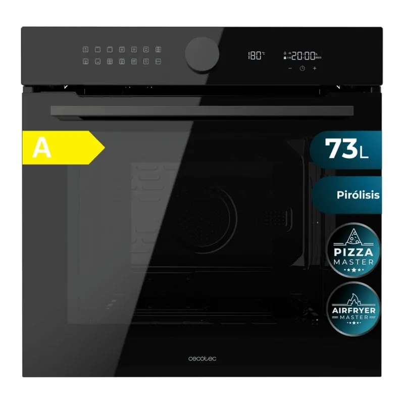 Horno pirolítico Cecotec Bolero Hexa P516000 Glass Black 73 litros negro multifunción 04737