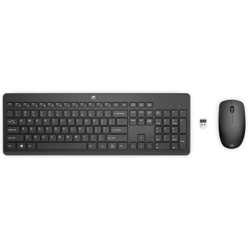 HP Brac Combo Teclado + Ratón Wireless Negro 18H24AA#ABE