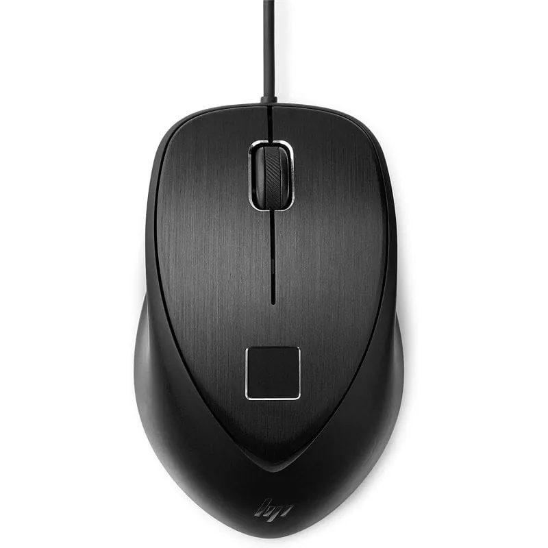HP USB Fingerprint Ratón con Sensor de Huellas Negro 4TS44AA