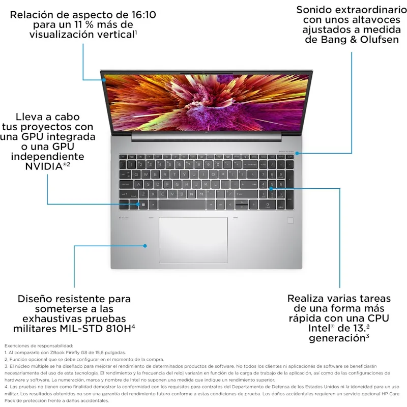 HP ZBook Firefly 16 G10 Intel Core i7-1365U/32GB/1TB SSD/RTX A500/16'' 862J0ET