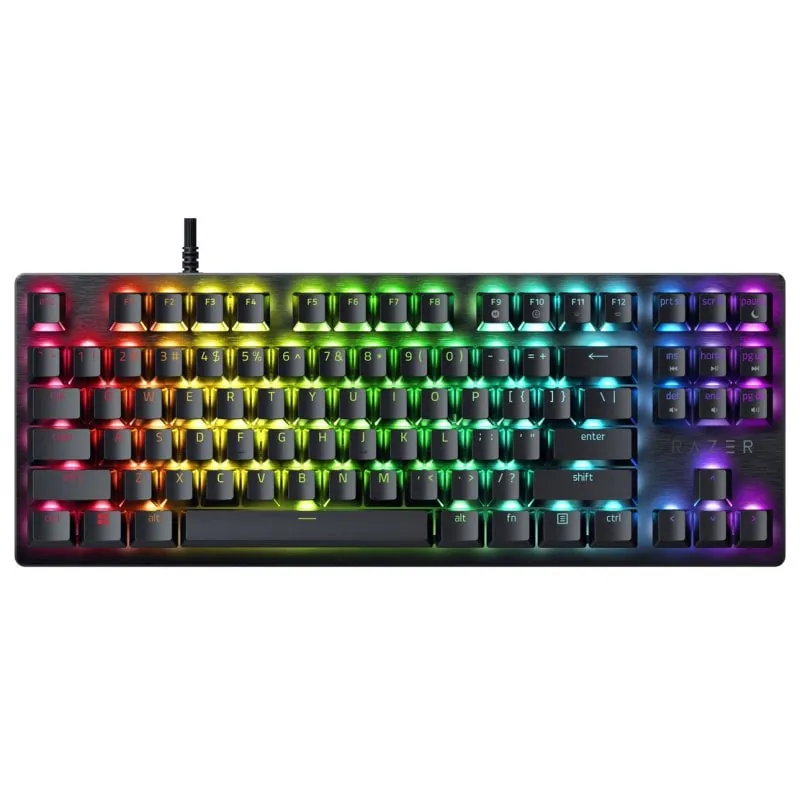 Huntsman V3 X Tenkeyless Teclado Clicky Optical Gaming RGB Razer Box Purple Negro RZ03-05021700-R311