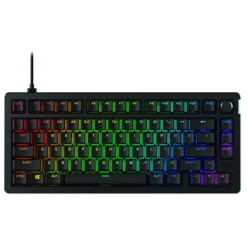 HyperX Alloy Rise 75 Teclado Mecánico Gaming RGB Negro 7G7A4AA#ABE