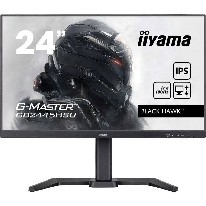 iiyama G-Master GB2445HSU-B2 23.8" LED IPS FullHD 100Hz Altavoces Altura Ajustable Adaptive Sync GB2445HSU-B2