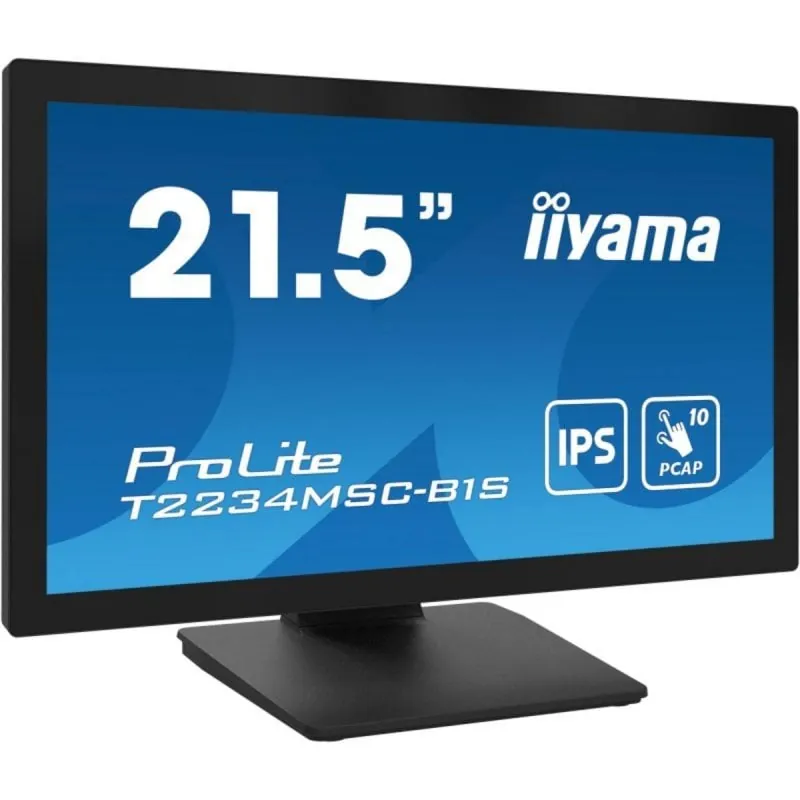iiyama ProLite T2234MSC-B1S pantalla para PC 54,6 cm (21.5 pulgadas pulgadas) 1920 x 1080 Pixeles Full HD Pantalla t 