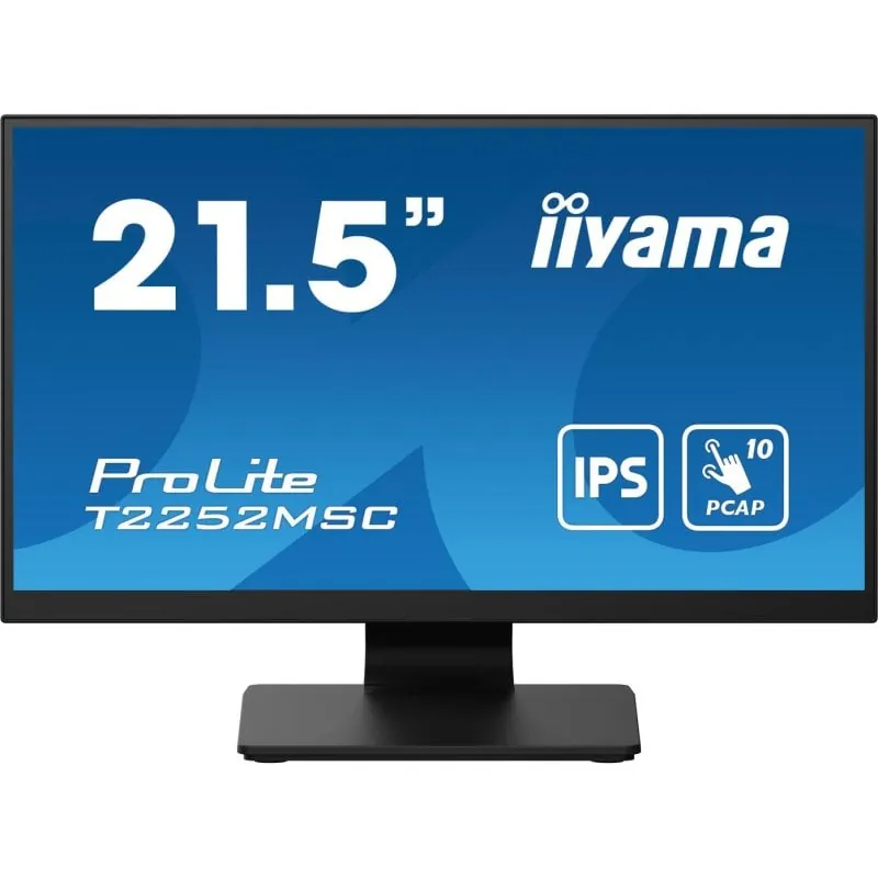 iiyama ProLite T2252MSC-B2 pantalla para PC 54,6 cm (21.5 pulgadas pulgadas) 1920 x 1080 Pixeles Full HD LCD Pantall 