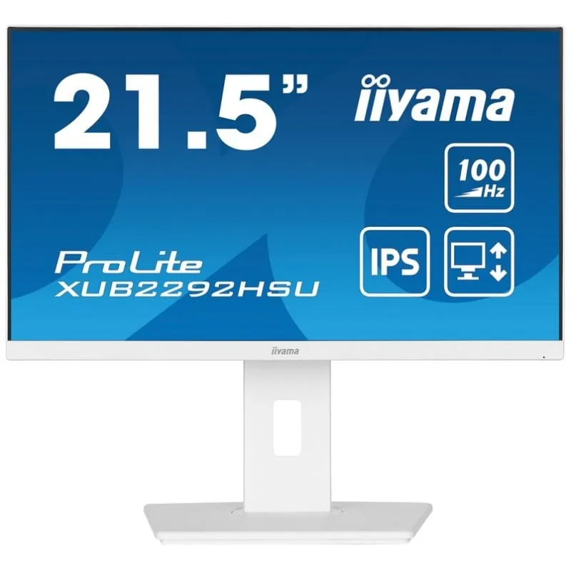 iiyama ProLite XUB2292HSU-W6 21.5" IPS FullHD 100Hz USB-A Altavoces Altura Ajustable XUB2292HSU-W6