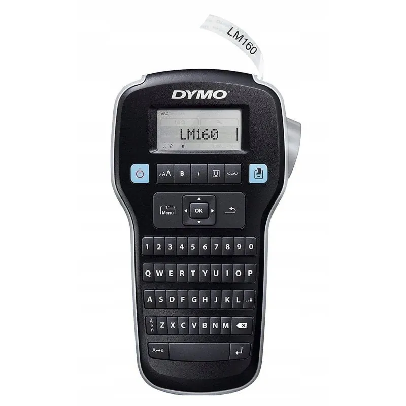 Impresora de inyección de tinta térmica portátil Dymo LabelManager LM160 QWERTY apagado automático 2181011