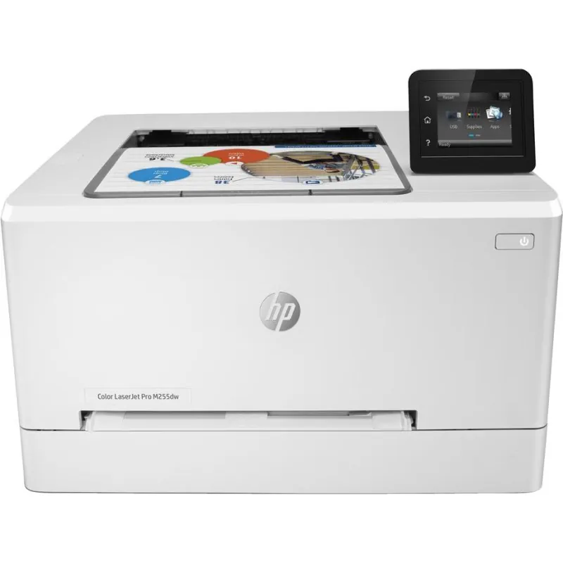 Impresora Láser Color Wi-Fi HP Color LaserJet Pro M255dw con impresión dúplex y pantalla táctil 7KW64A#B19