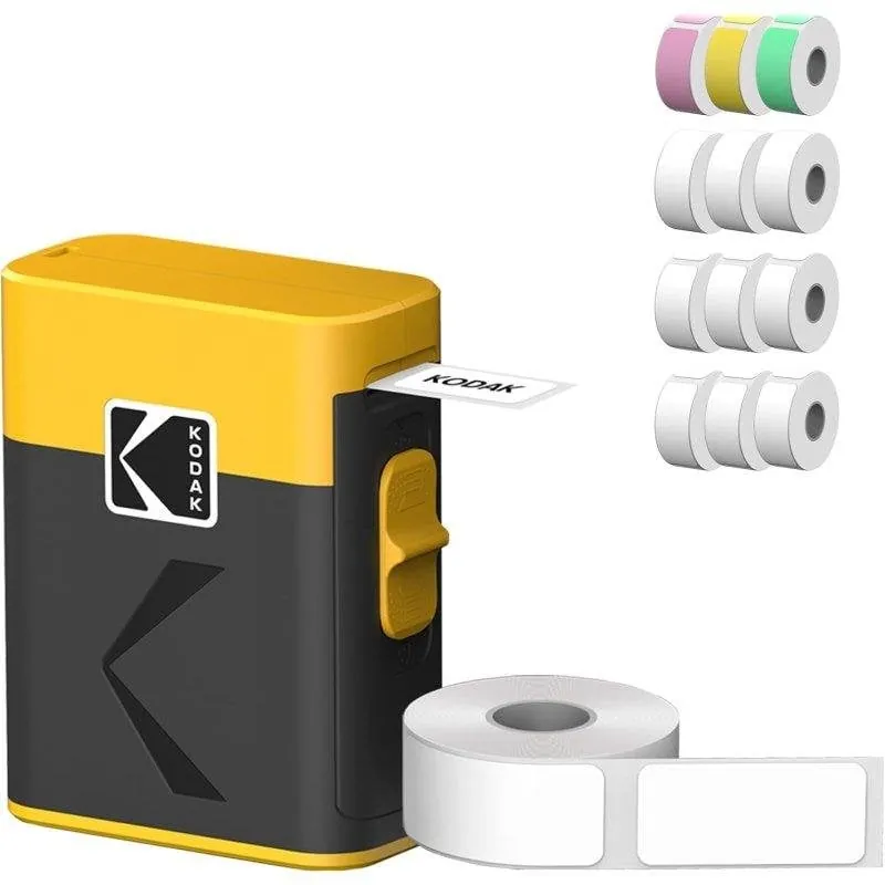 Impresora Térmica Bluetooth Kodak Memo Label M50 Amarilla con 13 rollos y app móvil 0192143004189