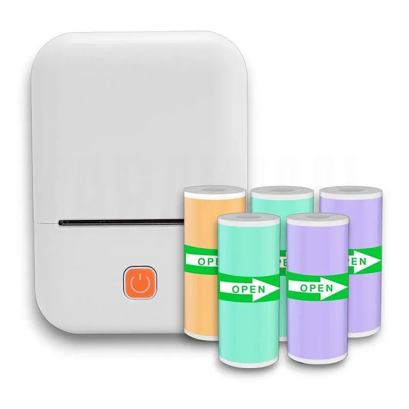 Impresora Térmica Portátil Bluetooth Karawan L con batería recargable y soporte etiquetas 8447514002991