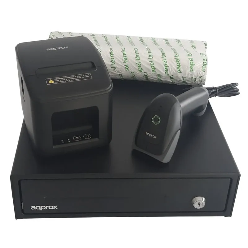 Impresora Térmica USB Approx appPOSPACK3380USB-2D Corte automático TPV Completo 2D APPPOSPACK3380USB-2D