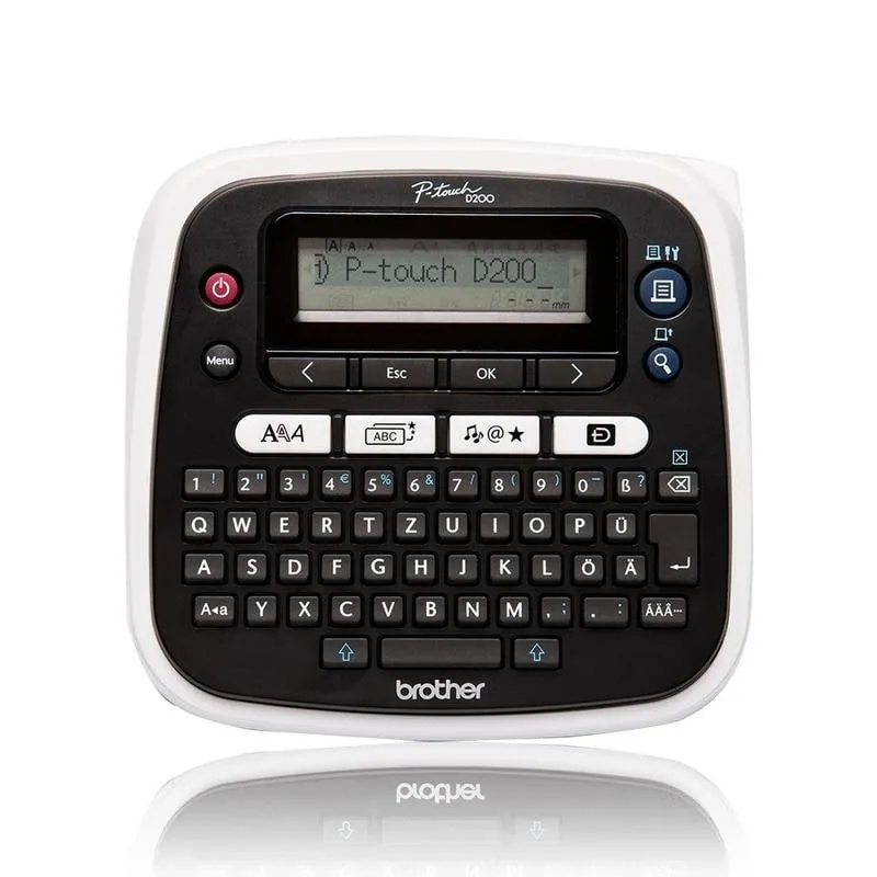 Impresora Transferencia Térmica Brother PT-D200BWVP con LCD y corte manual PTD200BWVPG1