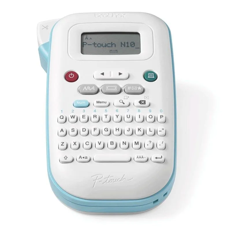 Impresora Transferencia Térmica Brother PT-N10 Azul Blanco con pantalla LCD PTN10RG1