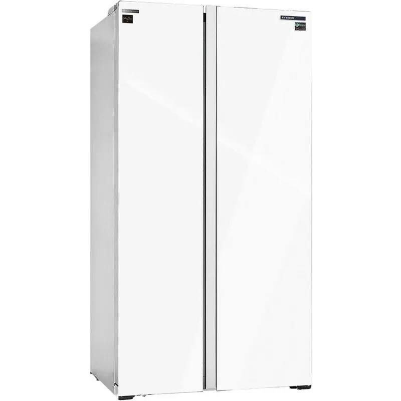 Infiniton SBS-717 GWDA Frigorífico Americano F Cristal Blanco SBS-717 GWDA