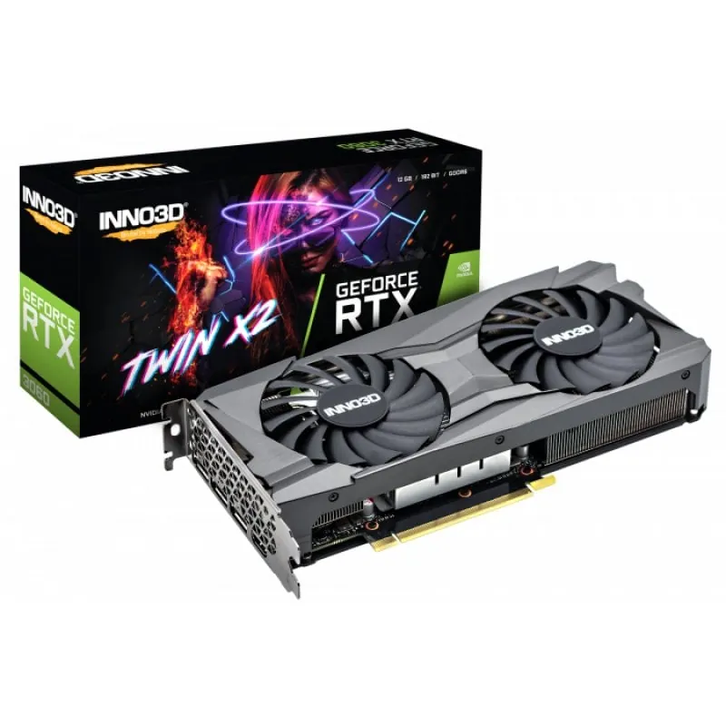 Inno3D TWIN X2 GeForce RTX 3060 12GB GDDR6 N30602-12D6-119032AH