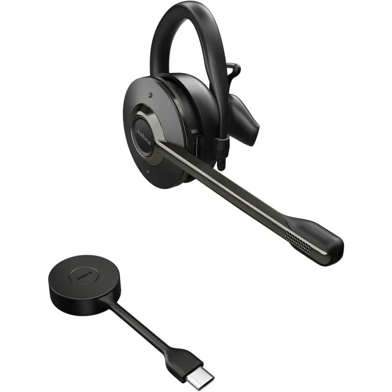 Jabra Engage 55 Auricular Inalámbrico USB-C DECT Optimizado UC para Oficina Negro/Titanio 9555-430-111