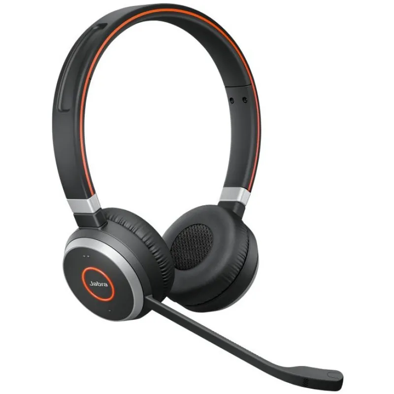 Jabra Evolve 65 SE UC Stereo Auriculares Inalámbrico para Centro de Llamadas Negro 6599-839-409
