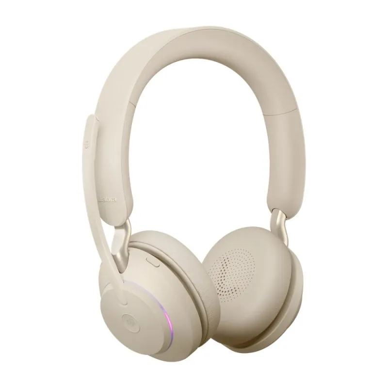 Jabra Evolve2 65 MS Auriculares Bluetooth Beige 26599-999-898