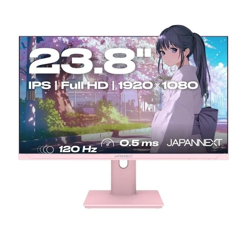 JAPANNEXT JN-IPS238G120F-HSP-PK 23.8" IPS FullHD 120Hz Altura Ajustable FreeSync JN-IPS238G120F-HSP-PK